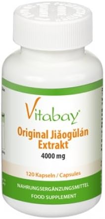 Jiaogulan Extract โ 5-Leaf Ginseng โ 4000 mg โ 120 Capsules