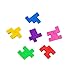 Mseeur 12pack Mini Colorful 3D Shape Puzzle Pencil Erasers for School Supplies, Party Favors, Games & Activities.(Two Style)