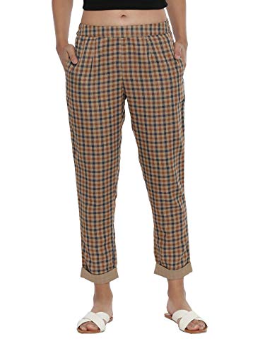tan tartan trousers