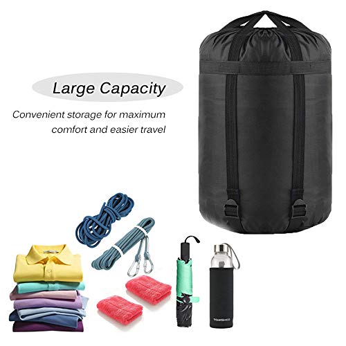 image for Borogo Compression Stuff Sack, 45L Sleeping Bags Storage Stuff Sack Or