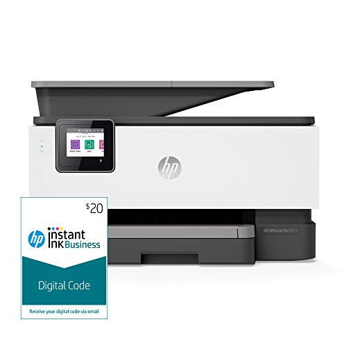 HP OfficeJet Pro 9015 All-in-One Wireless Printer, with Smart Tasks and Instant Ink Business $20 Prepaid Code
