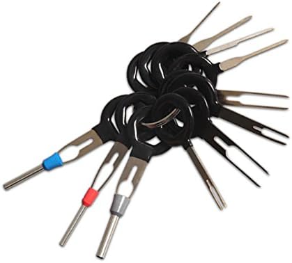 Car Terminal Removal Tool,Auto Car Plug Circuit Board Wire Harness Terminal Extractor Pick Connector Crimp Pin Remove Tool (Set of 11pcs)