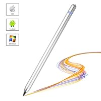 Stylus Pen for iPad Digital Pencil for Touch Screens Fine Tip Active Pens Compatible with Apple iPad iPhone and Other Tablet (Grey 1)