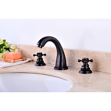 Tap Contemporary Antique Widespread Widespread With Brass Valve
