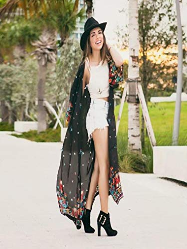 image for GOVOW Oversized Cardigan for Women Clearance Sale Feitong Loose Floral