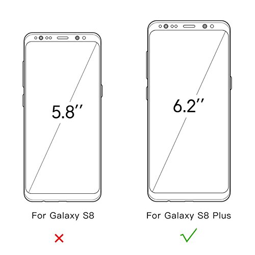 A Trading Galaxy S8 Plus Case, Shockproof Thin Hard Case Cover For Galaxy S8 Plus (Silver)