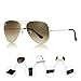 ESPIRO Premium Aviator Sunglasses For Men Women Gradient Lens UV400 Protection