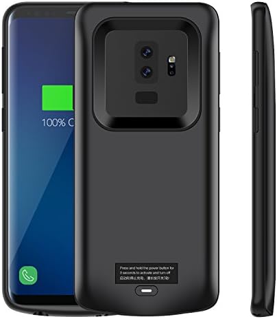 Galaxy S9 Plus Battery Case, Modernway 5200mAh Slim Portable Extend Battery Pack Charger Case, Rechargeable Charging Case for Samsung Galaxy S9 Plus(Black)