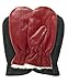 Pratt and Hart Park City Women’s Rabbit Fur Lined Mittens Size L Red