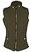 Womens Basic Casual Quilted Padding Vest Slim Fit W/ Pockets S-3XL