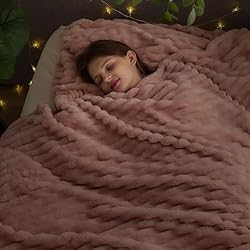 NEWCOSPLAY Super Soft Queen Blanket Pink Premium