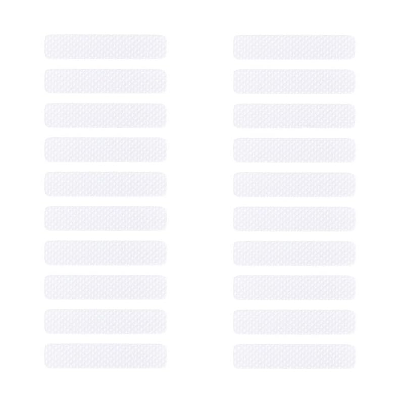 20 Pack Cell Phone Grip Tape Strips Rubber Non Slip Side Sticker Adhesive Grippy Bumper Frame Stickers for iPhone Case Magnetic Mobile Phone Case Commuter Series Cases Smartphone Tablet Frame