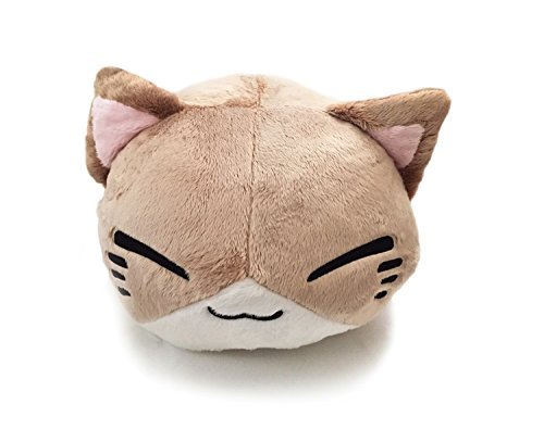 FuRyu Nemuneko Cute and Fluffy Cat Plush 15â€˜â€™ ~ Large Light Brown Cat Kitty Neko Plush
