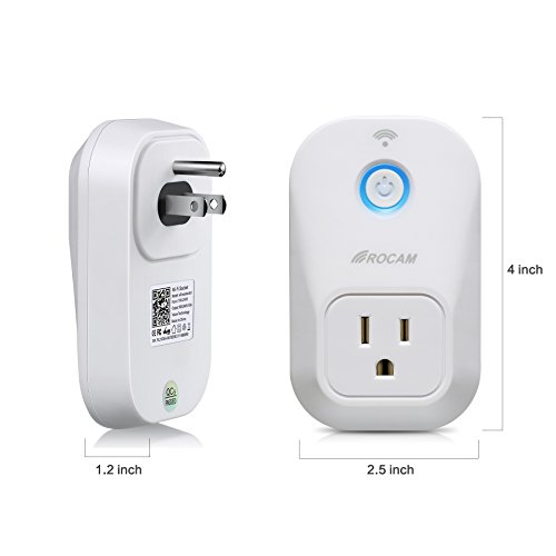 ROCAM WiFi socket-001 WiFi Socket, White