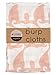 Milkbarn Organic Burp Cloths (Rose Elephant/Rose Doe)