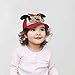 Disney Minnie Mouse Ears Baseball Hat for Girls Size 4-7 Kids Cap, Red, Toddler Age 2-4