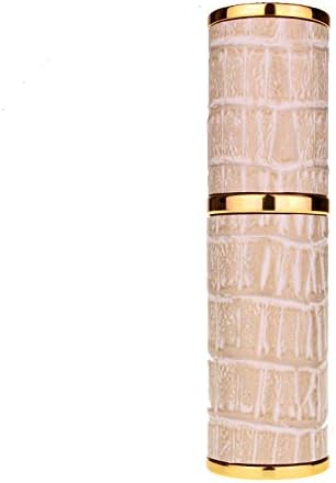 The Essential Atomizer Co. Cream & Gold Faux Croc 10ml Refillable Perfume Travel Atomizer. Includes Filling Funnel & Gift Box - Image 3