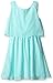Amy Byer Big Girls' Chiffon Dress with Laser Cut Popover