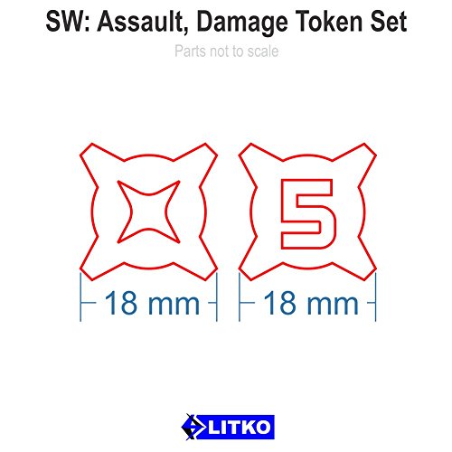 SW: Assault, Damage Token Set, Red (20)