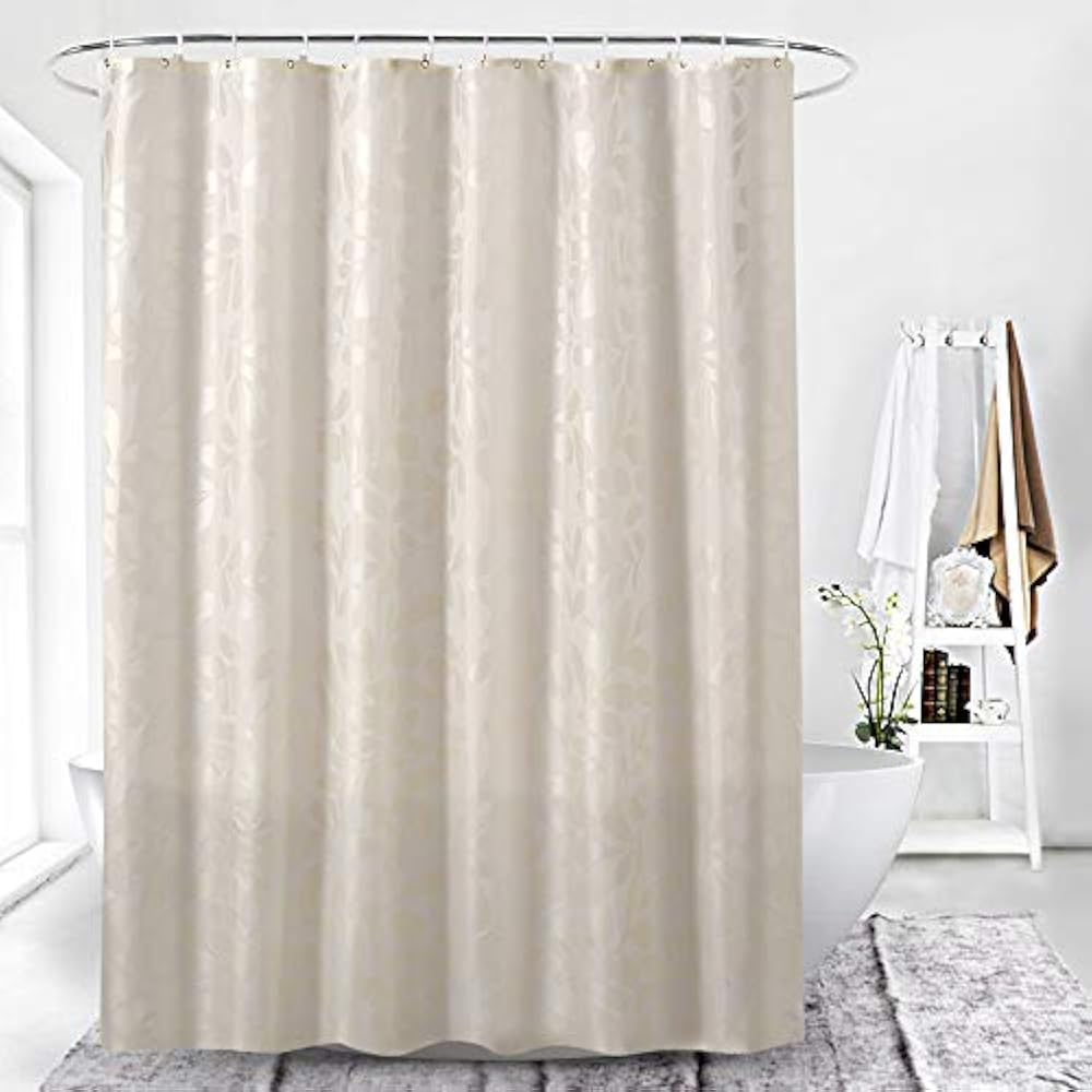 Shower Curtain Bathroom Waterproof Liner Thick Polyester Curtain