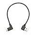 Goliton? Left 90 Degree Elbow USB 3.0 Male to USB 3.1 Type C Elbow Data Line Cable