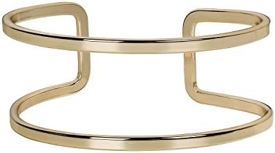 TOSH - 1 pc. of Bracelet, Minimalistic, Geometric Cuff, Bangle, Gold-Coloured, Women's Jewellery (448-221)