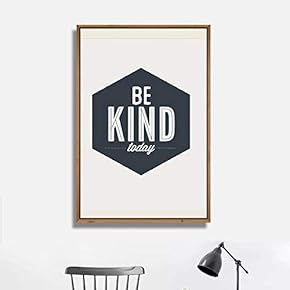 Framed Canvas Wall Art for Living Room, Bedroom Quotes Canvas Prints for Modern Home Decoration Ready to Hang - 16"x24" inches