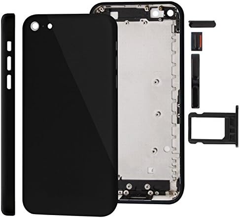 Generic Full Housing Replacement Chassis Back Cover Full Set for iPhone 5C Black