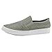 Vionic Womens Midi Perf Slip-On Grey Sneaker - 9