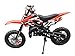 DR-X Holeshot Kids Mini Dirt Bike Gas Power 2-Stroke 50cc Motorcycle Off Road Motorcycle Pit Bike, Fully Automatic Transmission, Red