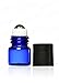 Premium Vials,12 pcs, Cobalt Blue, 1ml Glass Roll-on Bottles with Stainless Steel Roller Balls - 1 Dropper and 1 Opener included, Refillable Aromatherapy Essential Oil Roll On (1ml)