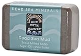 One With Nature - Dead Sea Mineral Bar Soap Mild Exfoliating Rose Petal