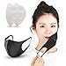 5 Pack Face Masks, 10 Replacement N95 Reusable Mask Filter, Air Filtration Mask Anti Dust Face Mouth Masks Particulate Mask for Smoke, Black Face Mask for Cycling, Sport, Travel, Daily Life