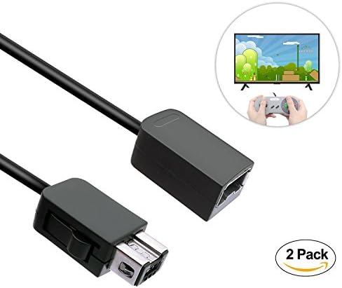 AOSHR 3M / 10ft SNES Classic Controller Extension Cable/Cord for Super Nintendo SNES Classic Edition Controller-2017 and Mini NES Classic Edition-2016, 2-PACK