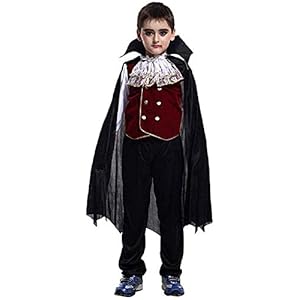 Comprar Disfraz Vampiro para Niños Halloween Disfraces Vampiros Capa Crepúsculo - Tienda ONline - Envíos Baratos o Gratis