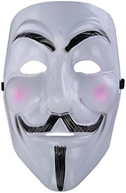 leadership leadershipWhite Pink Cheek Guy Fawkes Anonymous V For Vendetta Costume Mask
