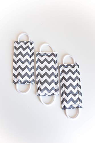 Latchy Catchy 3 Packs Door Silencer (Chevron Colors) (Grey Chevron)