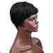 Naseily Short Curly Synthetic Wigs For Black Women Natural Black Hair Wig African American Women Wigs