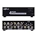 MT-VIKI 4 Port 1 In 4 Out 3 RCA AV Audio Video Splitter Amplifier for Cable Box DVD DVR Analog TV