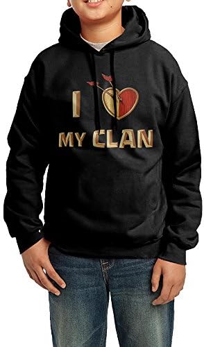 NVVW I Hack My Clan Youth Pullover Hoodies Sweats L