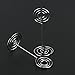 10pcs Swirl Table Number Photo Holder Stands for Weddings Party Gatherings
