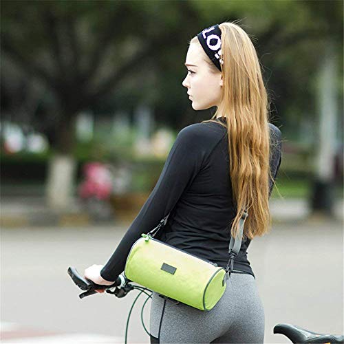 AROYEL Bicycle Handlebar Bag, Front Top Frame Tube Touchscreen Cell Phone Carry Bag, Waterproof Pannier Bag with Removable Shoulder Strap for Road Bikes, Mountain Bikes & Motorcycles (Pink)