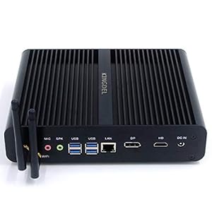 KINGDEL® NC860 Fanless Mini PC, Slim Desktop Computer, Intel i7-8550U 8th Gen. 4 Cores CPU, 16GB DDR4 RAM, 256GB SSD, 4K…