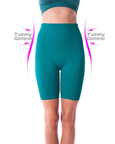 Homma Women's Tummy Control Fitness Workout Running Bike Shorts Yoga Shorts