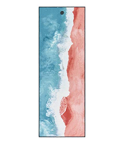 Yogitoes Yoga Mat Towel – Non slip, Sweat Wicking with patented Skidless Technology, Highly Absorbent, Soft and Sustainable Mat Towel for Yoga, Pilates, Gym and Outdoor Fitness.