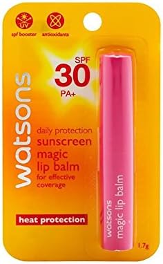 Watsons Daily Protection Sunscreen Magic Lip Balm SPF30 PA+++ 1.7g.
