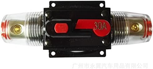 12-24V Home Solar System Waterproof Circuit Breaker Reset Fuse Inverter (30AMP)
