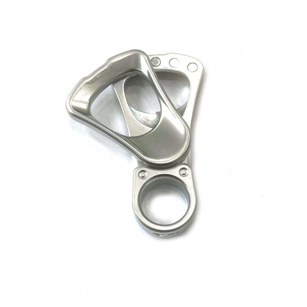 Bufccy Fidget Slider, Fidget Toy, Bottle Opener for Audlts, Relieve Stress, Gift for Boyfriend, Husband and Father (Silver)