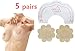 5 Pairs Adhesive Bra Lift Tape Strapless Dresses Breast lifters with Pasties