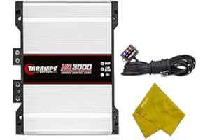 Taramps HD 3000 2 Ohm Class D Full Range Mono Amplifier Car Audio Monoblock Amp (HD3000.2)